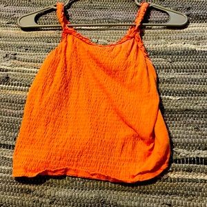 Cute orange tank top perfect for summer